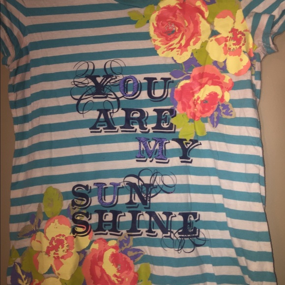 🛍💖Mossimo Supply Co. Striped Graphic Tee💖 - Picture 2 of 4